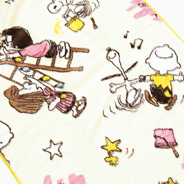 スヌーピー クイックドライ フェイスタオル 75周年 75th SNOOPY