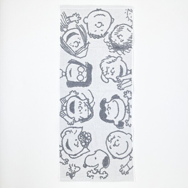 スヌーピー フェイスタオル ホワイト 今治タオル 西川 日本製 SNOOPY