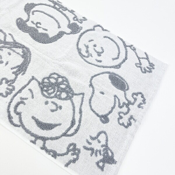 スヌーピー フェイスタオル ホワイト 今治タオル 西川 日本製 SNOOPY