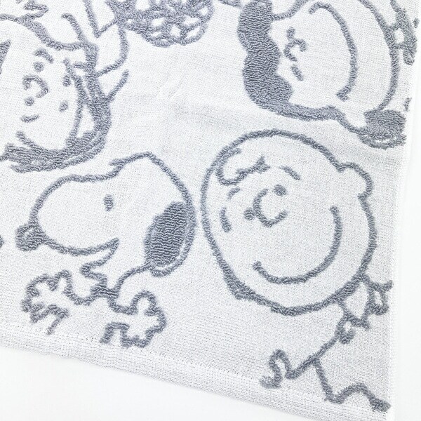 スヌーピー ウォッシュタオル ホワイト 今治タオル 西川 日本製 SNOOPY