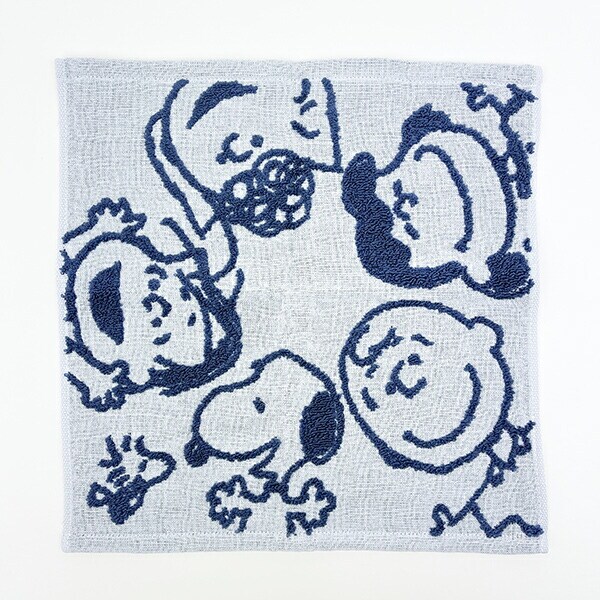 スヌーピー ウォッシュタオル ブルー 今治タオル 西川 日本製 SNOOPY