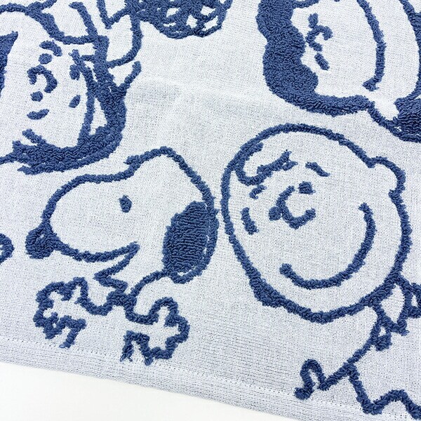 スヌーピー ウォッシュタオル ブルー 今治タオル 西川 日本製 SNOOPY