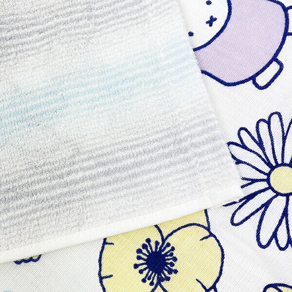 ミッフィー miffy フェイスタオル cheerful smile  日本製 西川