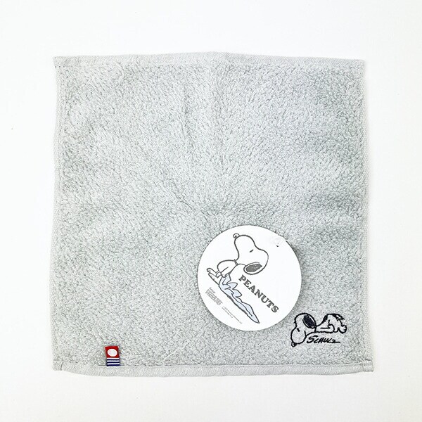 スヌーピー かるわた  Happiness ミニタイル SNOOPY 今治タオル 西川