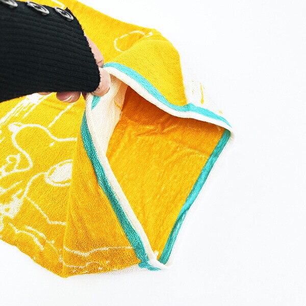 スヌーピー のびのびピローケース Surf オレンジ 枕カバー 寝具 パイル地 SNOOPY