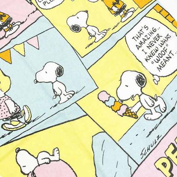スヌーピー ふんわりガーゼタオル バスタオル アイスクリーム 西川 SNOOPY