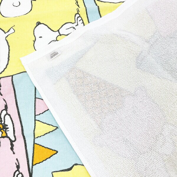 スヌーピー ふんわりガーゼタオル バスタオル アイスクリーム 西川 SNOOPY