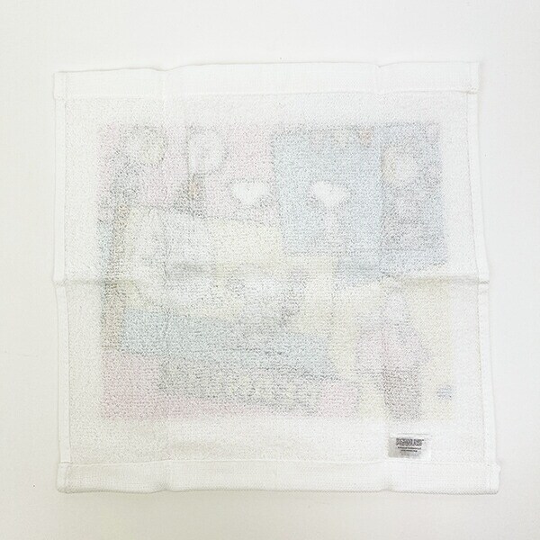 スヌーピー ふんわりガーゼタオル ミニタオル アイスクリーム ハンカチ 西川 SNOOPY