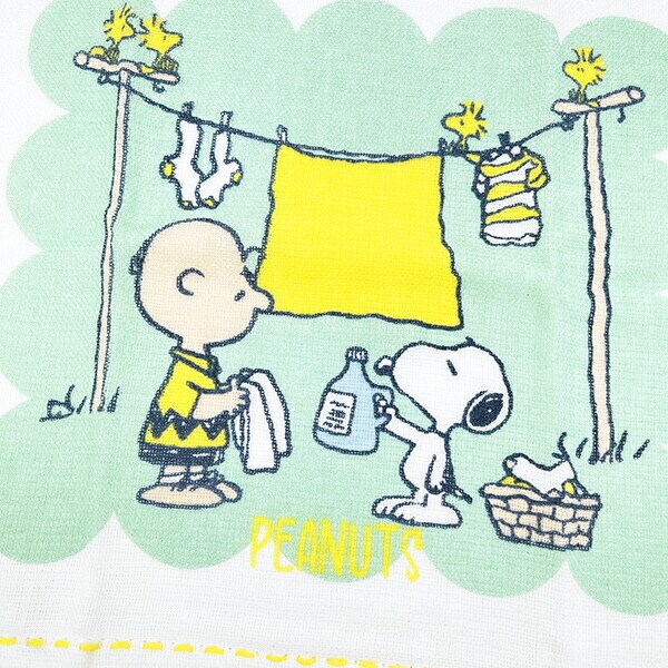 スヌーピー ふんわりガーゼタオル ミニタオル 洗濯 ハンカチ 西川 SNOOPY