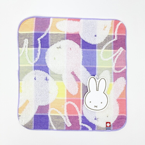 ミッフィー miffy ミニタオル しあわせの今治ガーゼシリーズ ハンカチ 日本製 西川