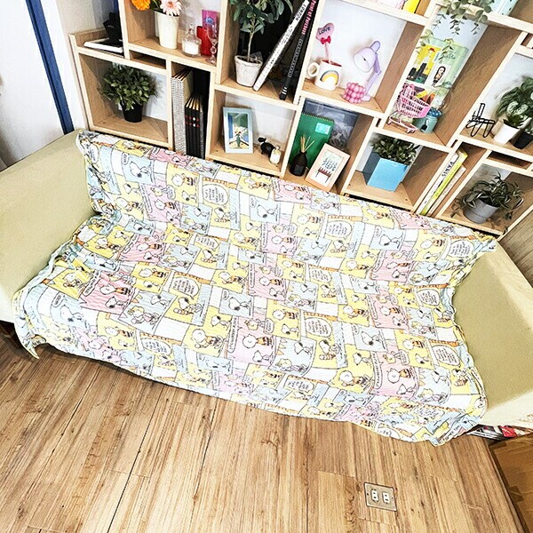 スヌーピー Ice Cream comics クールケット イエロー ひんやり SNOOPY 寝具 西川