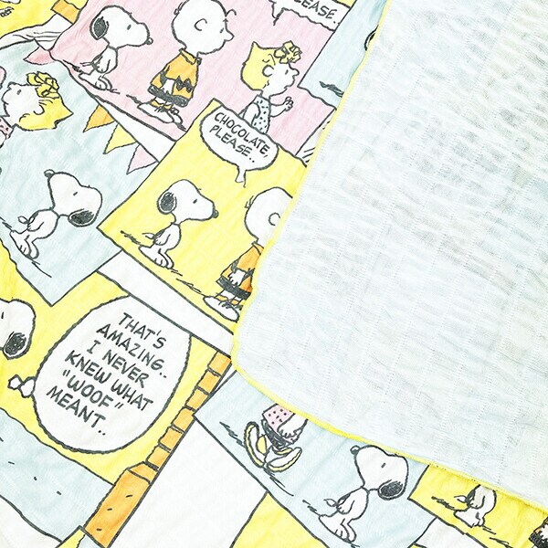 スヌーピー Ice Cream comics クールケット イエロー ひんやり SNOOPY 寝具 西川
