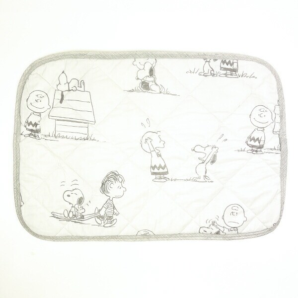 スヌーピー Happiness ピローパッド 63×43cm グレー 寝具 SNOOPY 西川