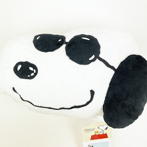 スヌーピー ジョー・クール クッションinブランケット ブルー 寝具 SNOOPY 西川