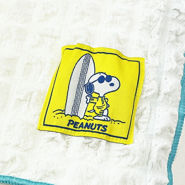 スヌーピー サマーケット(ホワイト) 寝具 西川のタオルケット  SNOOPY