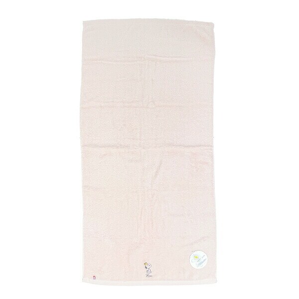 スヌーピー PEANUTS 75th かるわた バスタオル ピンク 今治 日本製 西川 SNOOPY