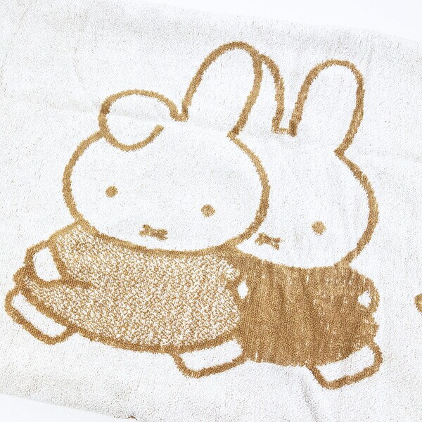 ミッフィー miffy のびのびタオルピローケース ダーン ブラウン 西川