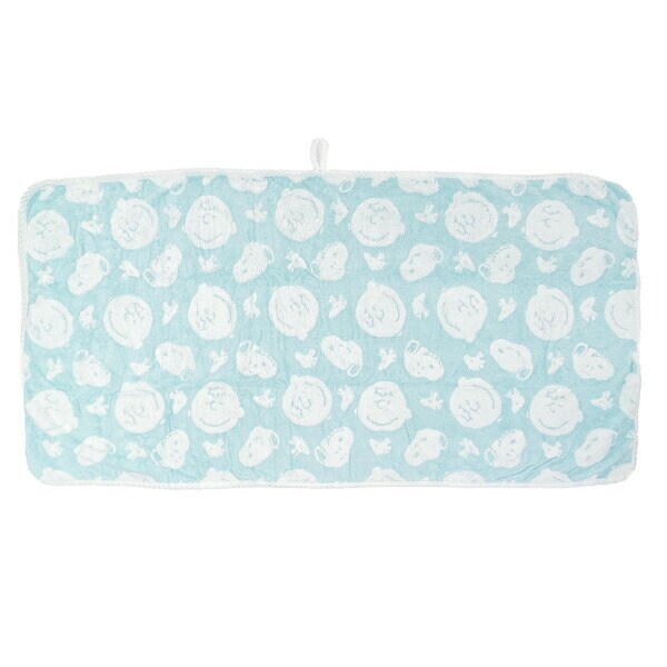 スヌーピー フワリー クイックドライタオル ブルー バスタオル SNOOPY