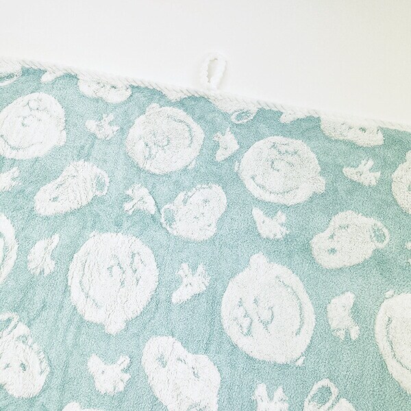 スヌーピー フワリー クイックドライタオル ブルー バスタオル SNOOPY