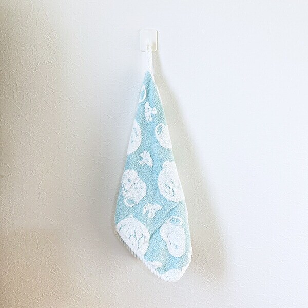 スヌーピー フワリー クイックドライタオル ブルー フェイスタオル SNOOPY