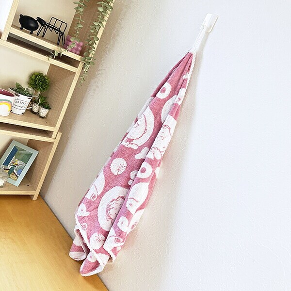 スヌーピー フワリー クイックドライタオル ピンク バスタオル SNOOPY