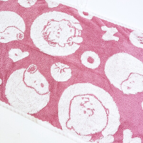 スヌーピー フワリー クイックドライタオル ピンク フェイスタオル SNOOPY