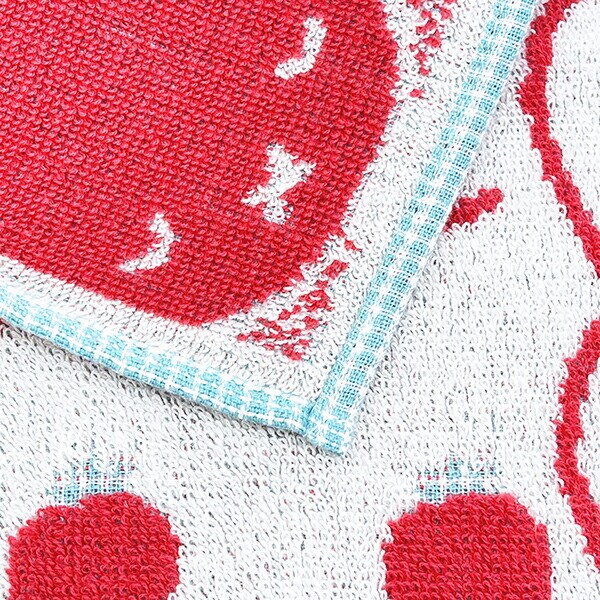 ミッフィー miffy ミニタオル ストロベリー レッド ハンカチ