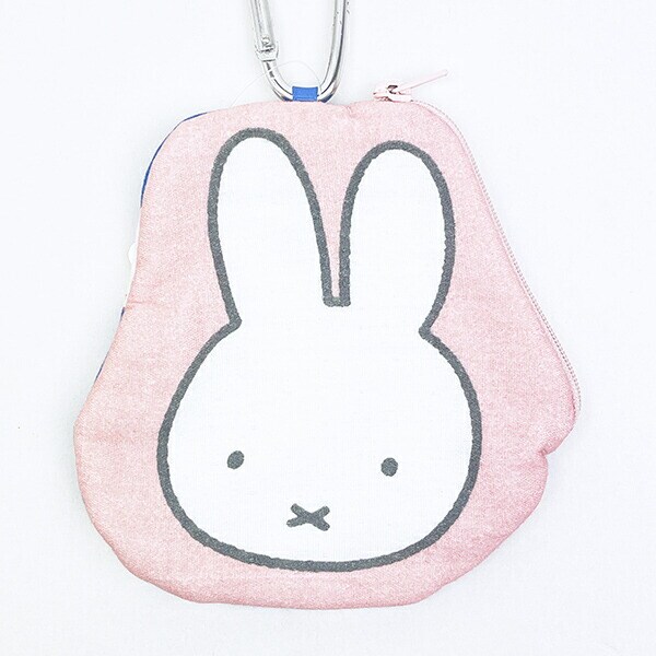 ミッフィー miffy タオルポーチ フェイス ピンク