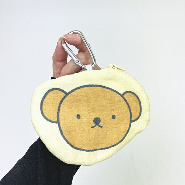 ミッフィー miffy ボリス タオルポーチ クリーム