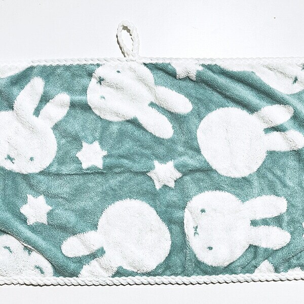 ミッフィー miffy スター フェイスタオル ブルー