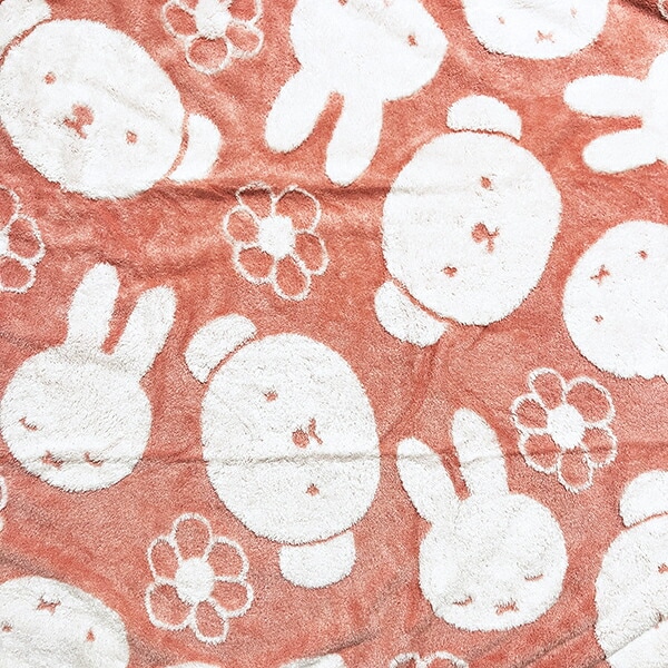 ミッフィー miffy フラワー バスタオル ピンク