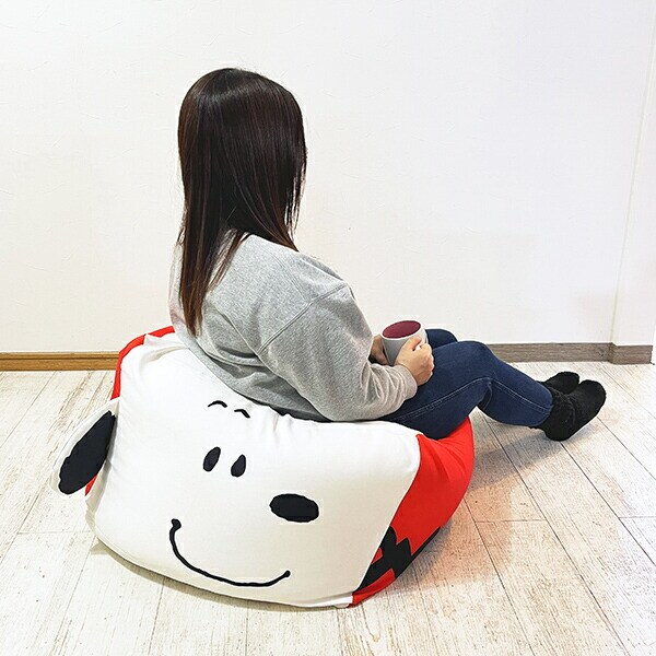 スヌーピー ビーズクッション(M) インテリア SNOOPY
