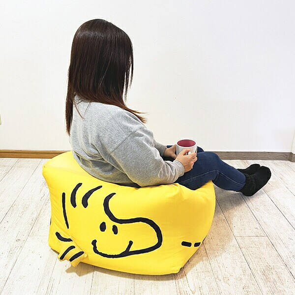 スヌーピー ウッドストック ビーズクッション(M) インテリア SNOOPY