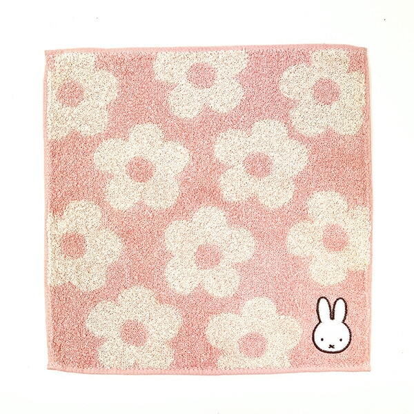 ミッフィー miffy ハンカチ (ピンク) シックフラワー