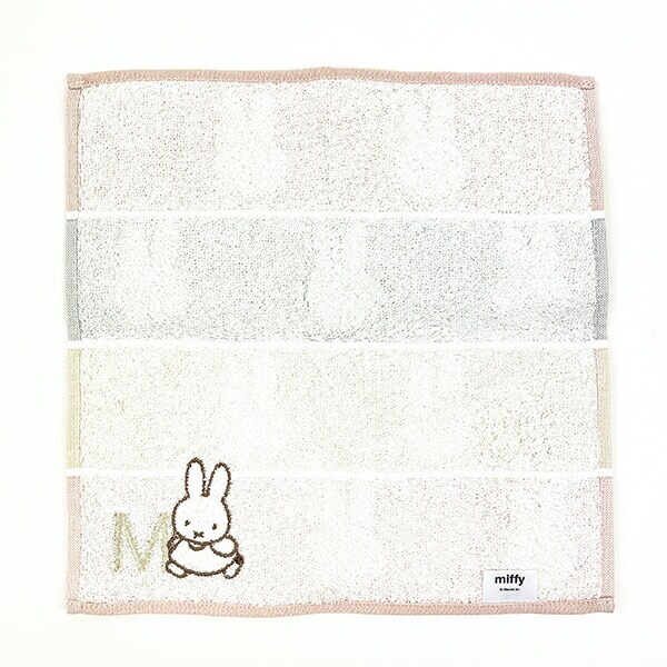 ミッフィー miffy イニシャルハンカチ(Y) ピンク