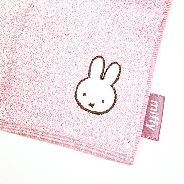 ミッフィー miffy ハンカチ (ピンク） チェックシリーズ