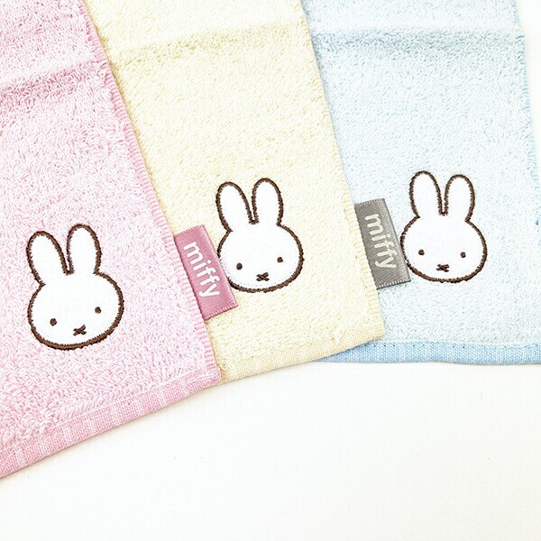 ミッフィー miffy ハンカチ (ピンク） チェックシリーズ