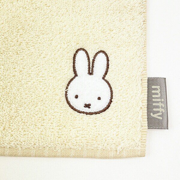 ミッフィー miffy ハンカチ (ベージュ) チェックシリーズ