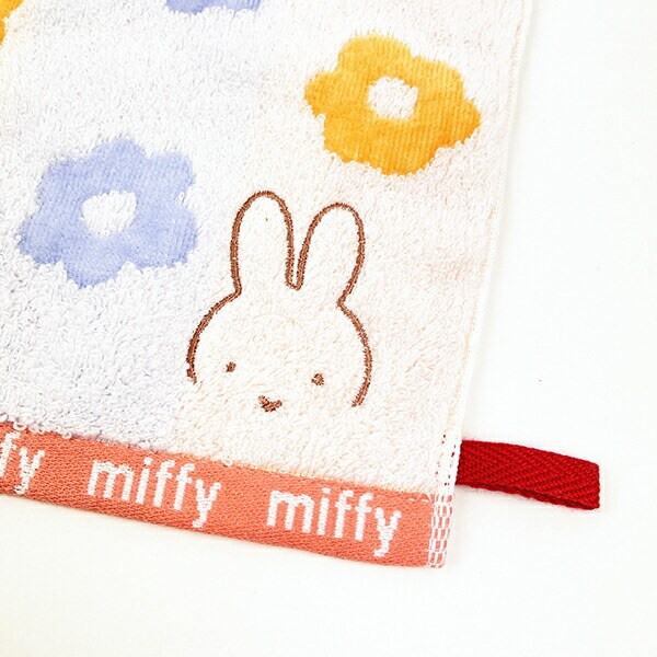ミッフィー miffy ハンカチ (ポップ柄) フラワーポップシリーズ