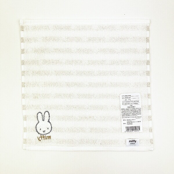 ミッフィー miffy きらきら ミニタオル (ゴールド) ハンカチ