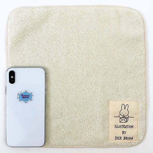 ミッフィー タオルハンカチ アイボリー ミッフィー ハンカチ タオル 学校 オフィス