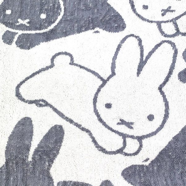 ミッフィー のびのびピローケース グレー ウサギ ディックブルーナ 枕カバー 枕ケース 寝具 インテリア
