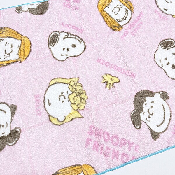 スヌーピー SNOOPY＆FRIENDS クイックドライバスタオル (ピンク) SNOOPY