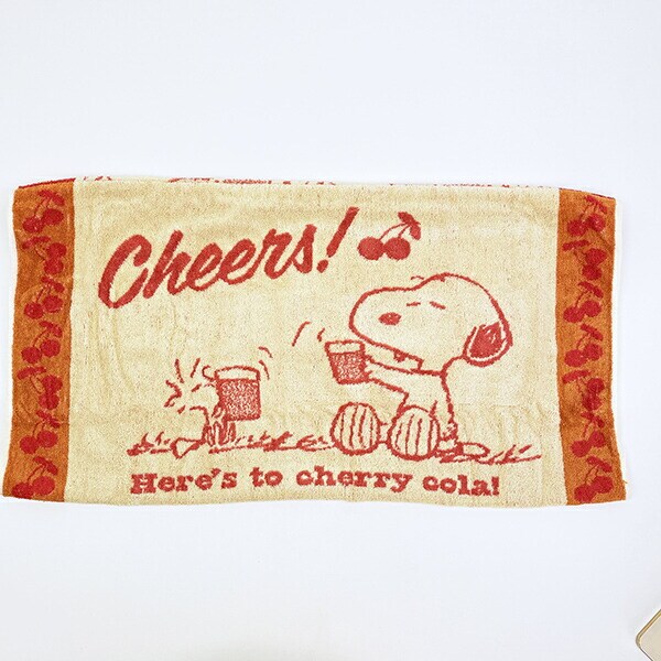 スヌーピー チェリーコーラ のびのびピローケース 枕カバー SNOOPY