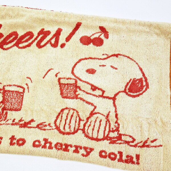スヌーピー チェリーコーラ のびのびピローケース 枕カバー SNOOPY