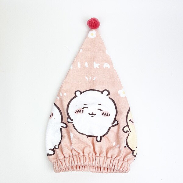 ちいかわ タオルキャップ お花とちいかわ タオル お風呂 プール