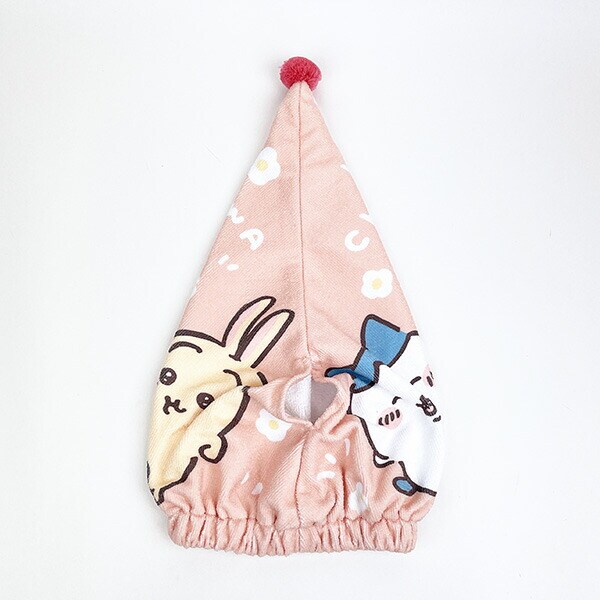 ちいかわ タオルキャップ お花とちいかわ タオル お風呂 プール