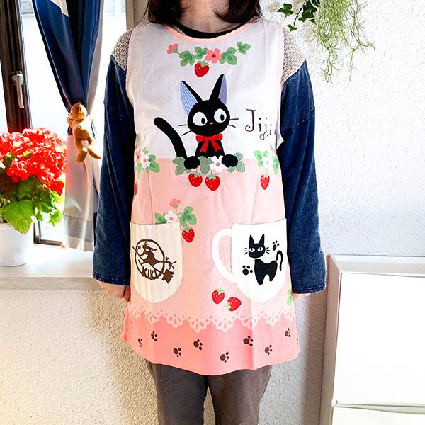 魔女の宅急便 ジジ ジジとストロベリー 割烹着 エプロン キッチン 保育園 幼稚園 キッチン