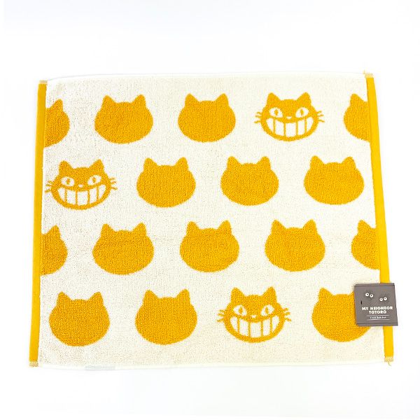 スタジオジブリ となりのトトロ ネコバスシルエット バスマット お風呂 インテリア オレンジ