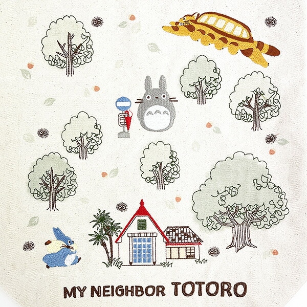 スタジオジブリ となりのトトロ 森の中のトトロ トートバッグ  学校 オフィス サブバッグ